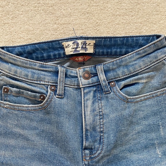 Free People CRVY High-Rise Vintage Straight Jeans - Picture 6 of 10